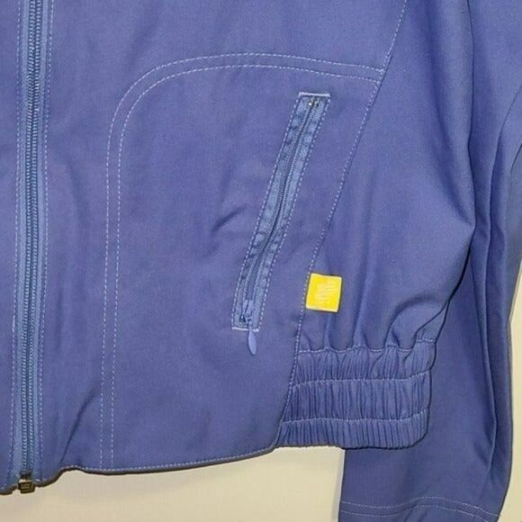 Nike Soft Blue Windbreaker Girls Large Full Zip Athletic Sports Jacket Pockets - Picture 4 of 7
